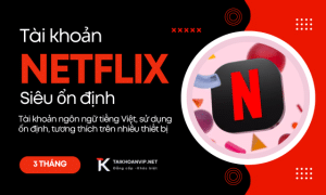 Tài khoản Netflix Premium Siêu Ổn Định 3 Tháng