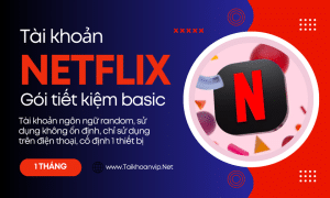 Tài khoản Netflix Tiết Kiệm 1 Tháng